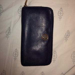 Purple leather Tory Burch wallet